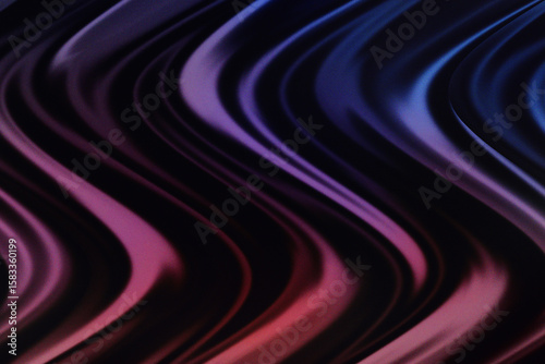 Abstract Wavy Gradient Background in Purple and Pink Tones