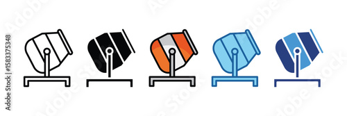 Concrete Mixer  Icon Element For Design