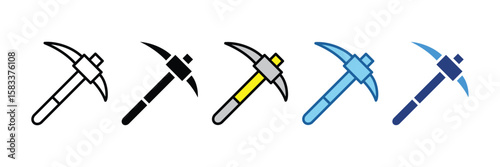 Pickaxe  Icon Element For Design