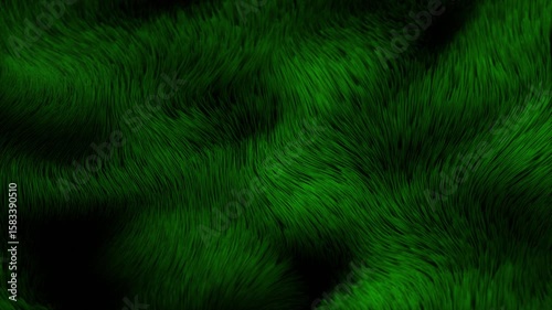 Verdant Weave Luminous Grass in Oscillating Drift Loop Animated
