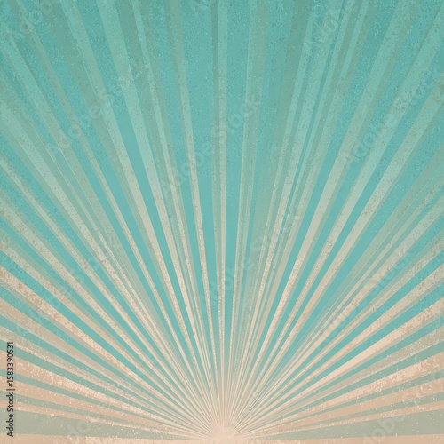 Pastel sunburst, textured background