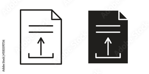 Upload file icon vector illustration. Flat design. Graphic design vector symbols.
