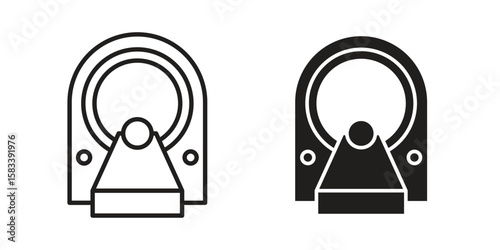 Tomography icon vector illustration. Flat design. Graphic design vector symbols.