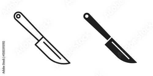 Scalpel icon vector illustration. Flat design. Graphic design vector symbols.