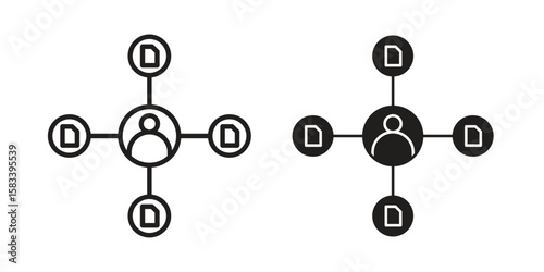 Multitask icon vector illustration. Flat design. Graphic design vector symbols.