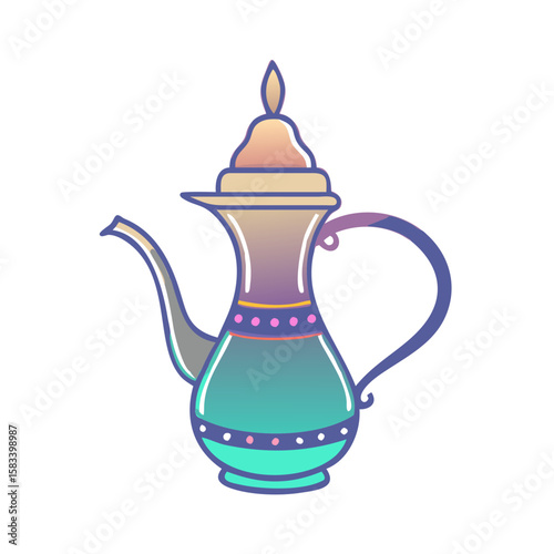 Arabic Coffee Pot Right Side