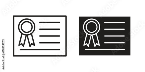 Diploma icon vector illustration. Flat design. Graphic design vector symbols.