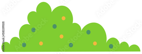 vector illustration of a green grass