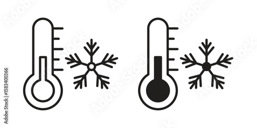 Cold icon vector illustration. Flat design. Graphic design vector symbols.
