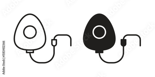 Anesthesia icon vector illustration. Flat design. Graphic design vector symbols.