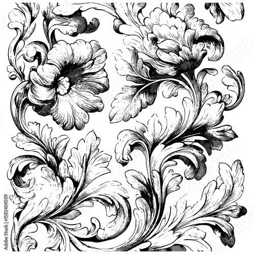 Vintage raised pattern sketch, embossed textile texture engraving, antique fabric texture, retro etched illustration, hand-drawn surface design, vector illustration, ornamental background pattern.