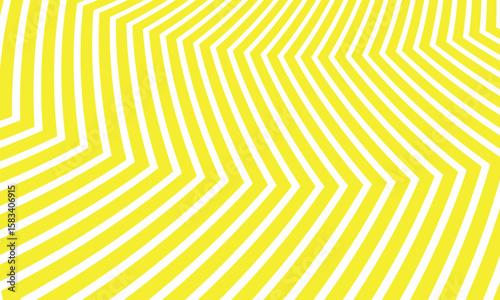 abstract yellow colour vertical zig zag sheall lower arc line pattern canbe used for background.