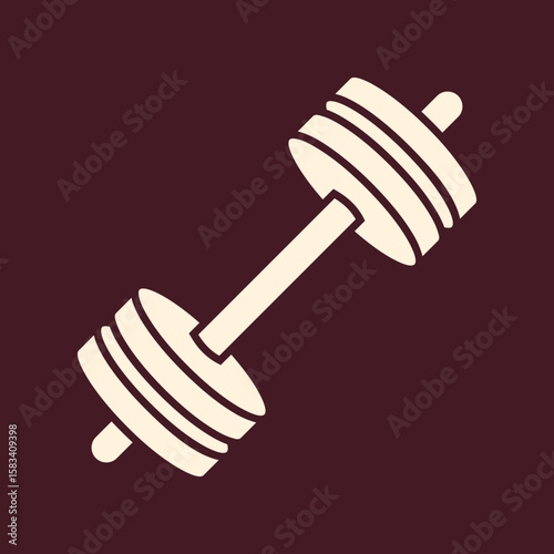 Dumbbells barbell trendy vector art design seemly amazing colorful useful illustration