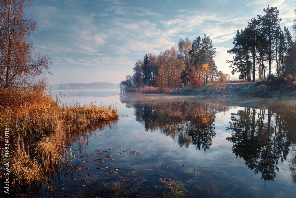 Fototapeta premium Lake at Sunrise
