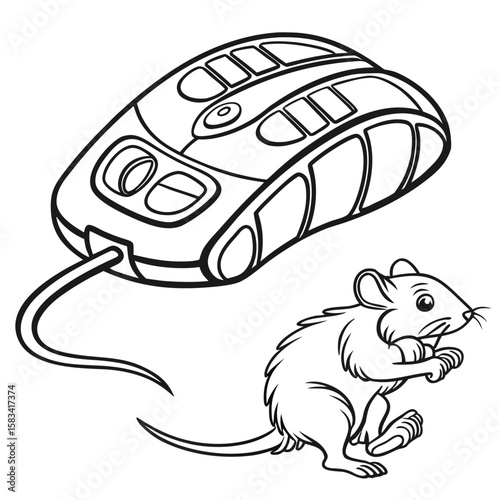 Foot mouse for hands free computer control, ergonomic device on a clean white background.
