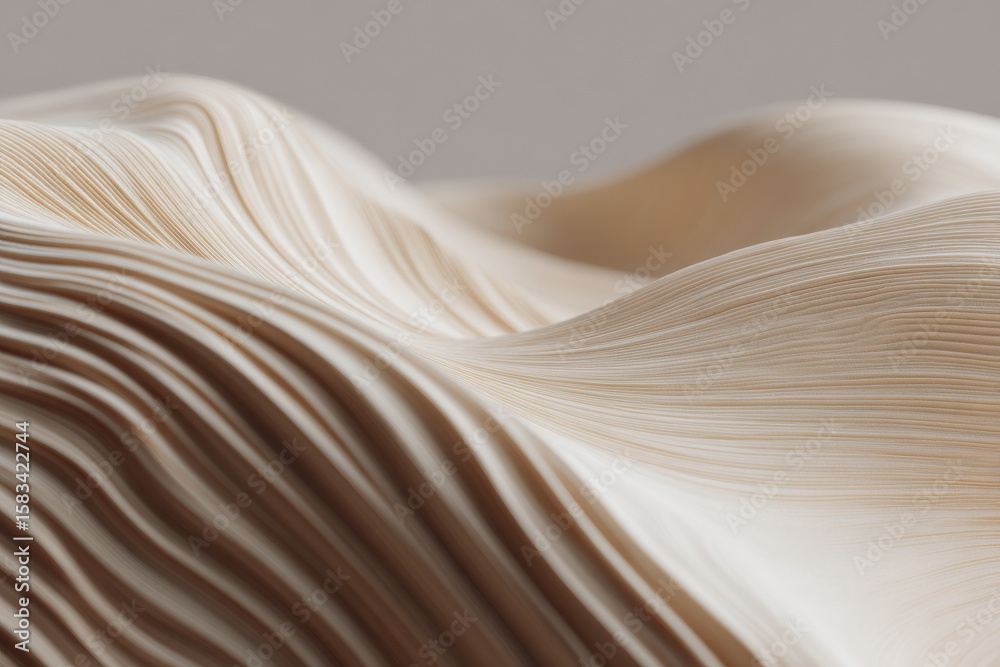 Obraz premium create stunning visual featuring delicate winding lines that form intricate geometric patterns on clean background