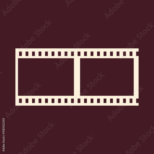 Cinema film trendy vector art design applicable amazing colorful useful illustration