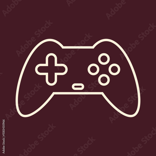 Game pad trendy vector art design applied amazing colorful useful illustration