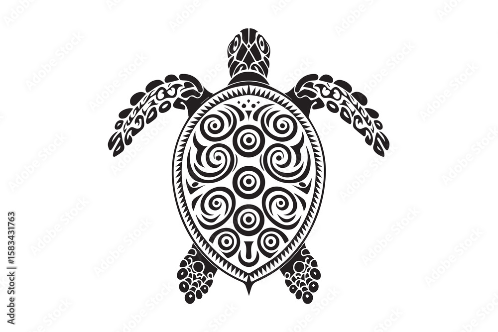 Fototapeta premium turtle design illustration vector