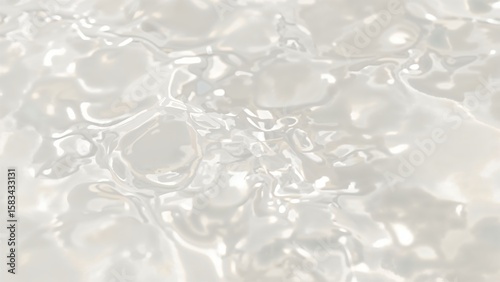 White wave-like ripples forming an abstract backdrop