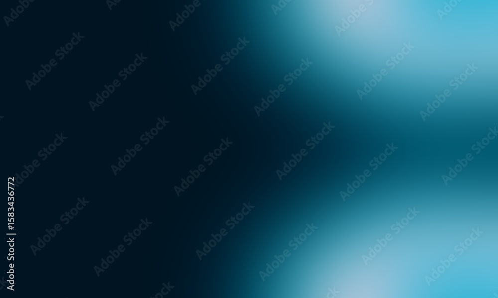 Fototapeta premium Dynamic Blue and Black Abstract Gradient Background with Deep Contrast