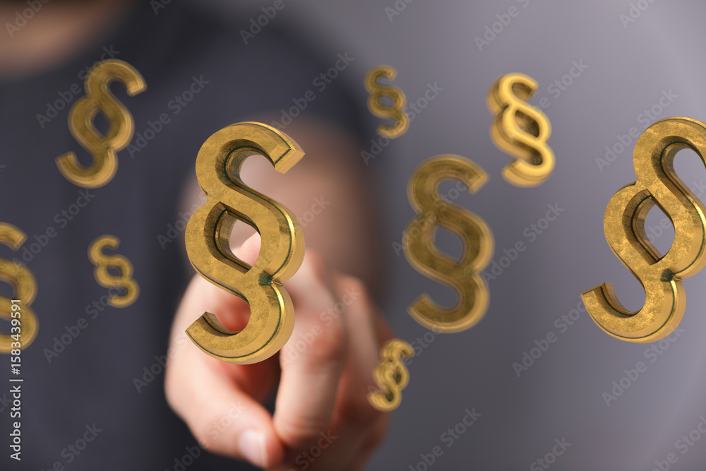 Abstract image of golden paragraph symbols. Perfect for legal, law, justice concepts. Abstract image of golden paragraph symbols. Perfect for legal, law, justice concepts.