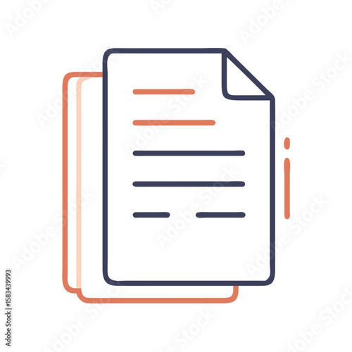 Document stack icon Material SVG Icon