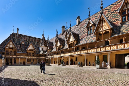 Les Hospices de Beaune en Bourgogne, France