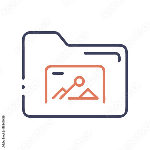 Gallery folder icon Material SVG Icon