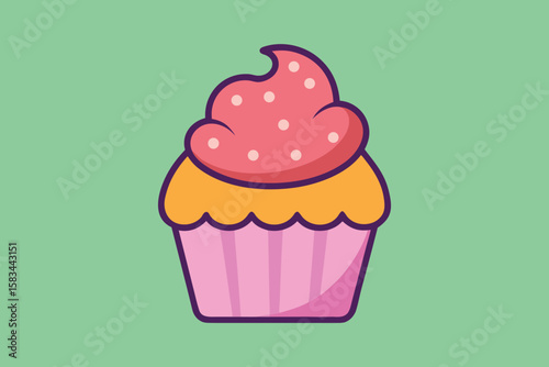cupcake with cherry