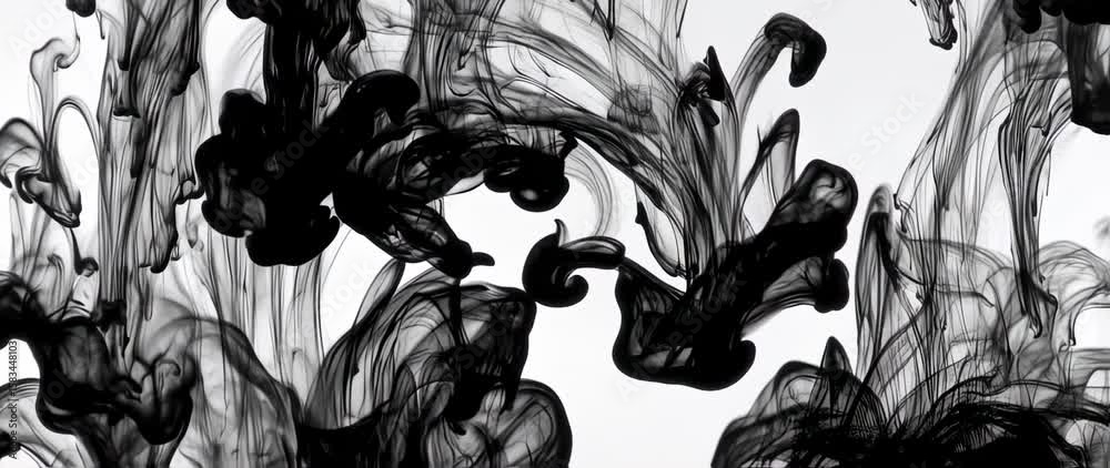Ink diffusion abstract visuals