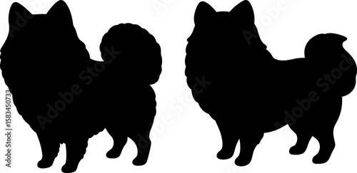 Husky animal vector art, husky head art, different head vector art design, Vector of animals art, black head isolated