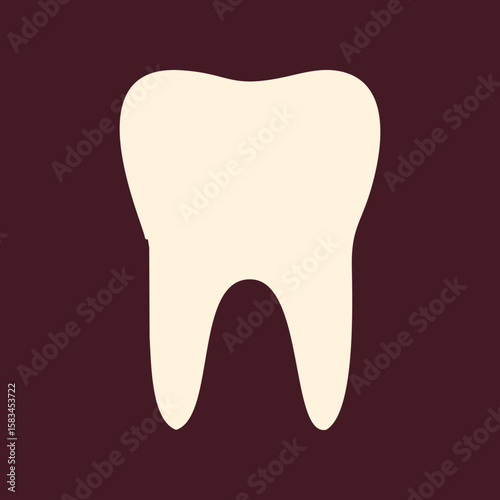 Teeth trendy useful important vector Illustration design cute colorful background