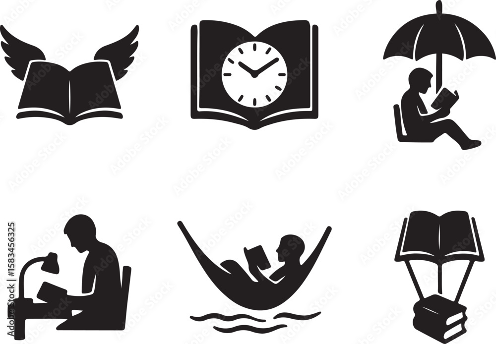 Obraz premium Six Different Ways to Enjoy Reading
