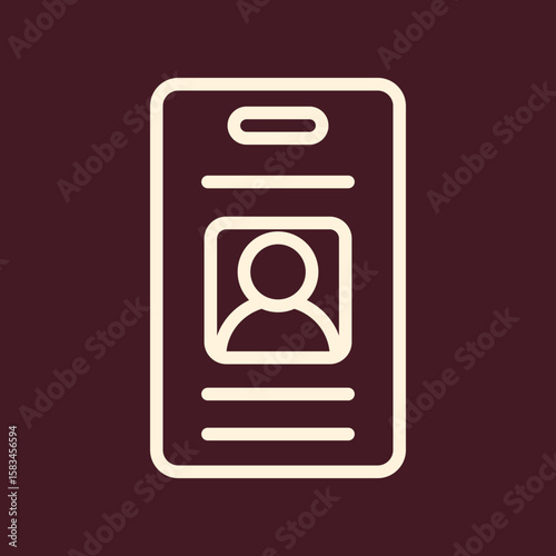 Name tag trendy useful important vector Illustration design handsome colorful background