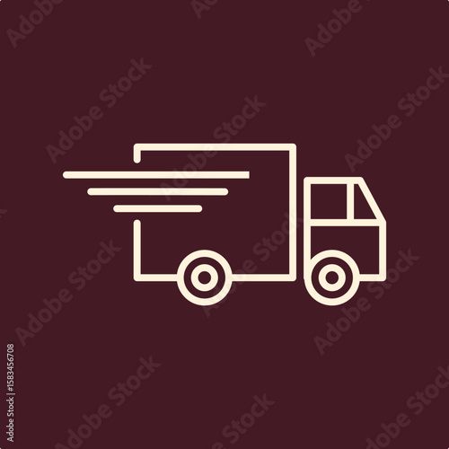 Fast time delivery trendy useful important vector Illustration design handsome colorful background