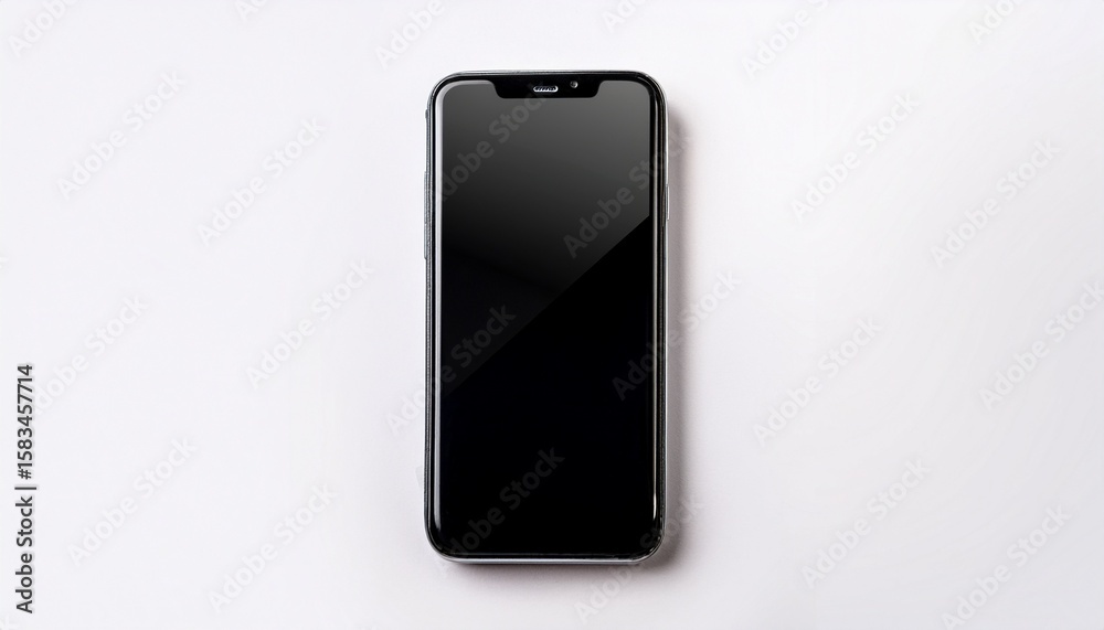 phone mockup smartphone with blank screen black display isolated on white background phone mockup smartphone with blank screen black display isolated on white background