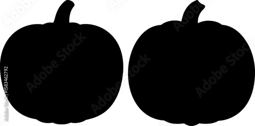 Black pumpkins vector art, pumpkins art, pumpkins  vector art design, Vector of modern pumpkin art, black pumpkins isolated
