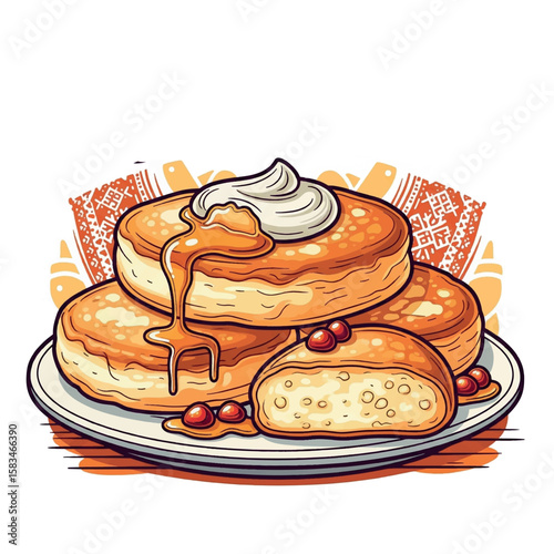 dessert, plate, breakfast, food, fruit, berry, tasty, homemade, sweet, pancake, cake, baked, delicious, blueberry, pancakes, healthy, morning, gourmet, pastry, background, bakery, traditional, snack,