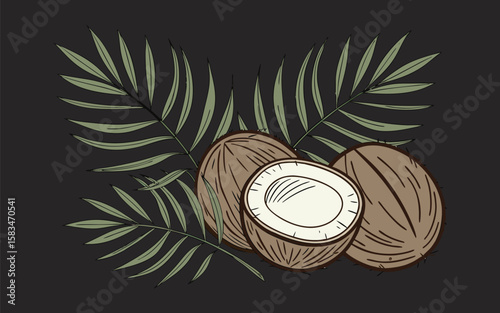 vector illustration of fruits