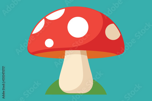 mushroom on white