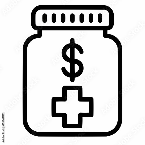 Capped medical money jar. Benefit limit