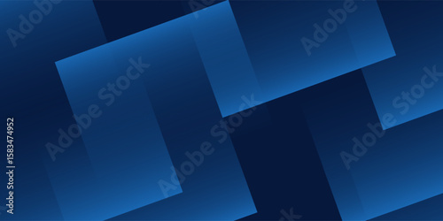 Modern black dark navy blue silver abstract pattern background. Geometric shape. Line triangle angle fold polygon diamond 3D design abstract simple. Eps10