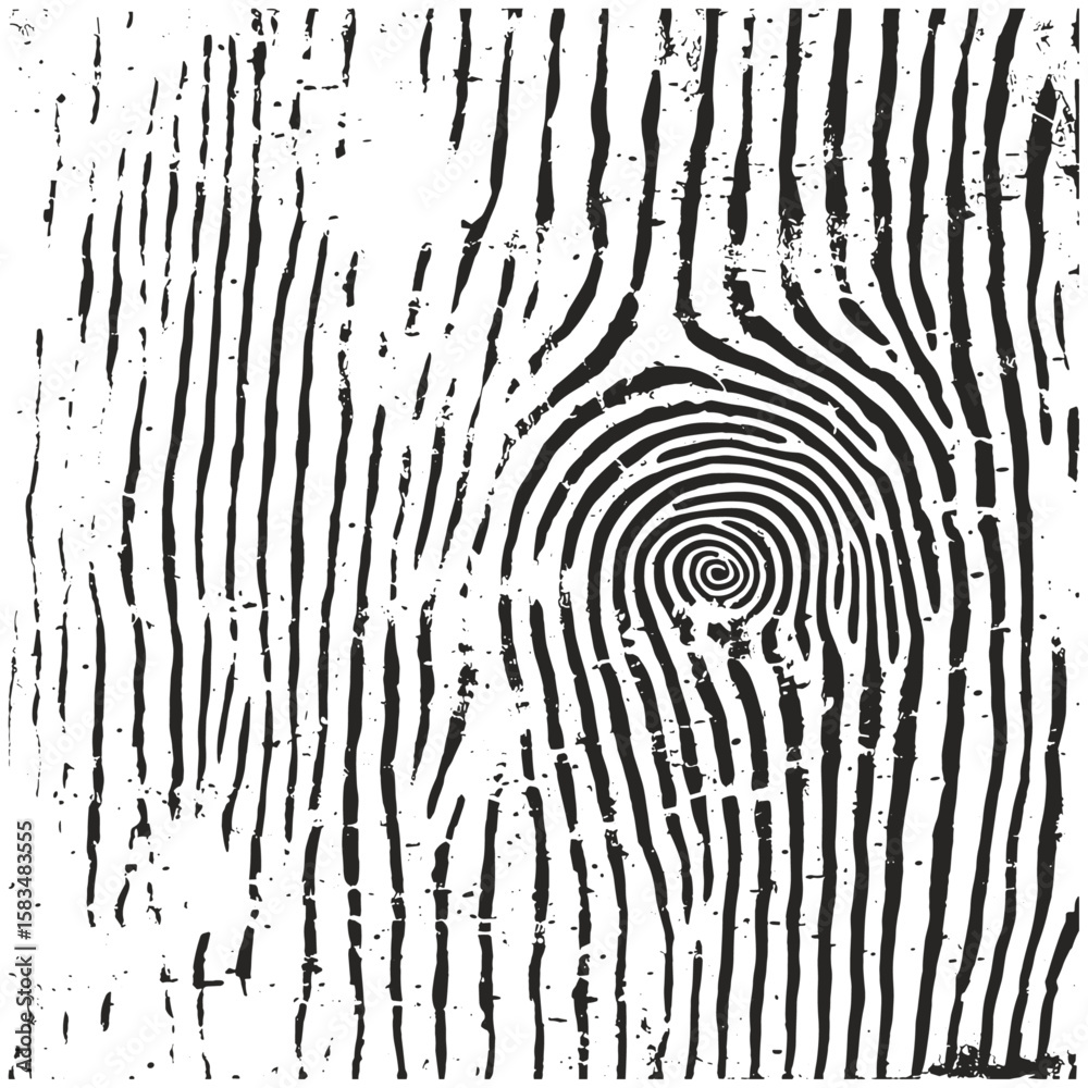 Antique skin surface, vintage fingerprint dust texture, detective theme, black line texture, retro etched detail, forensic illustration style, crime lab graphics, vector illustration.