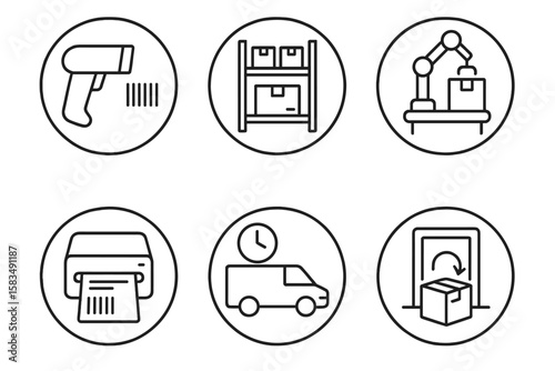 Workflow components in supply chain management demonstrate key processes for efficient order fulfillment and tracking
