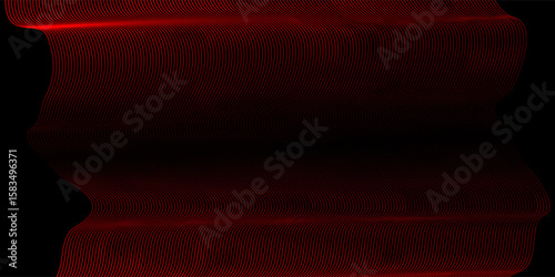 red wave carbon fiber. metal background and texture. 3d illustration design. eps10