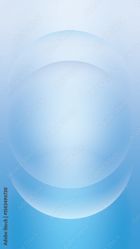 Obraz premium Abstract blue gradient spheres mobile wallpaper