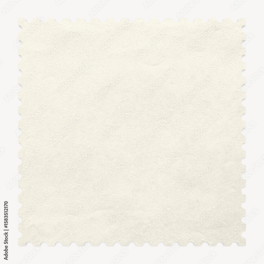 Fototapeta premium Blank postage stamp collage element image