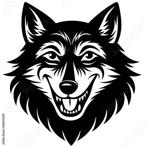  Wolf vector illustration.
