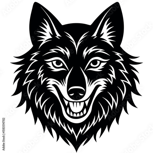  Wolf vector illustration.
